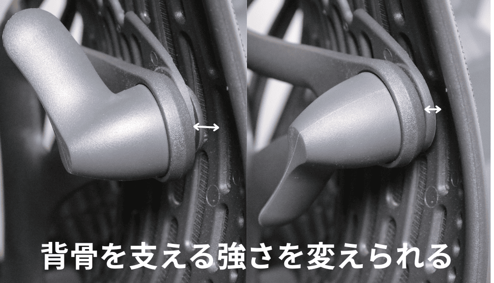 ミラ2のランバーサポート