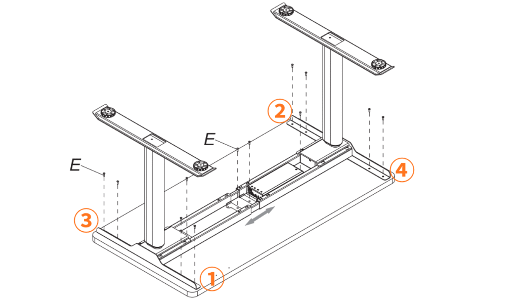 FlexiSpot加工時の注意点
