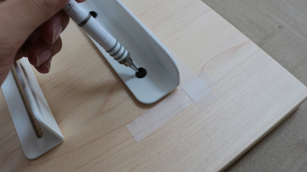 鉛筆でしるしをつける