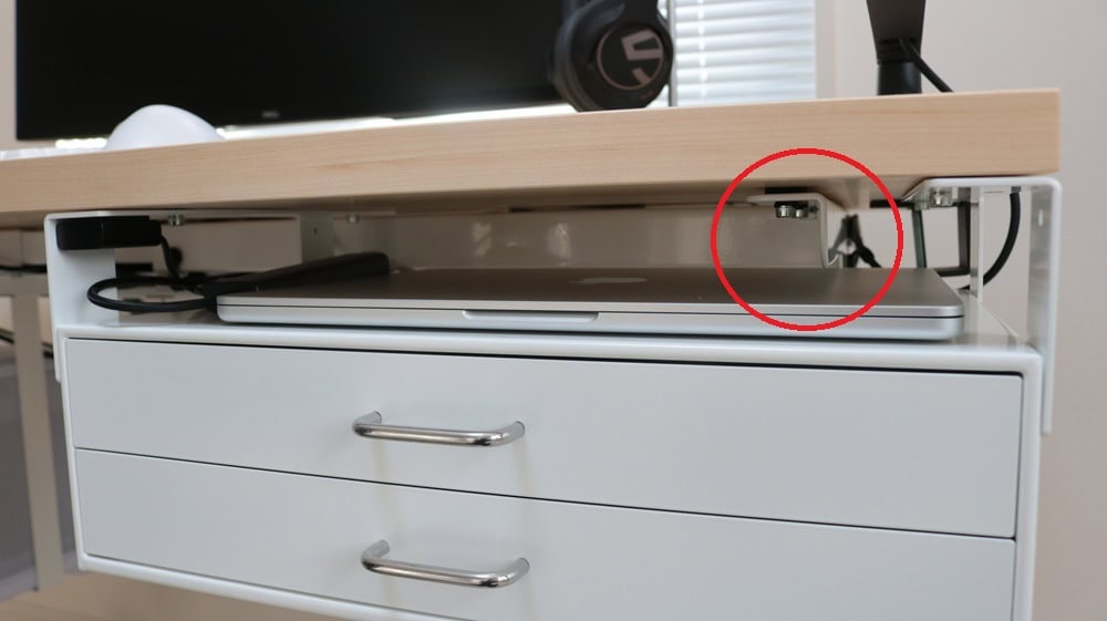 FlexiSpotパーツとの兼ね合いに注意