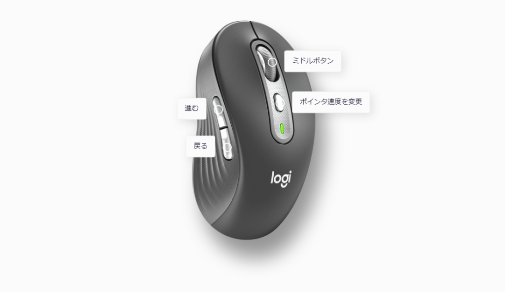 M750の初期ボタン